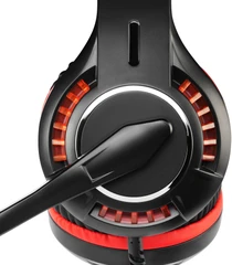Купить Гарнитура Oklick HS-L610G SAMURAI, черный/красный / Народный дискаунтер ЦЕНАЛОМ