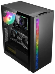 Купить Системный блок AMD Ryzen 5 8400F 6x4.2->4.7GHz/16GB DDR5/RX 7600 8GB/SSD M.2 512GB/LED ATX 600W/DOS [201006] / Народный дискаунтер ЦЕНАЛОМ