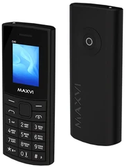 Купить Сотовый телефон Maxvi C40, черный / Народный дискаунтер ЦЕНАЛОМ