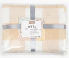 Купить Плед-покрывало VLADI home Пикник 140х200 см, фланель / Народный дискаунтер ЦЕНАЛОМ