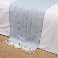 Купить Плед-покрывало VLADI home Валенсия BOUCLE REPS 140х200 см, поликоттон / Народный дискаунтер ЦЕНАЛОМ