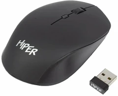 Купить Мышь беспроводная HIPER HOMW-091, черный / Народный дискаунтер ЦЕНАЛОМ