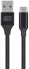 Купить Кабель Axxa 7269 USB2.0 Am - USB Type-C, 2 м, черный / Народный дискаунтер ЦЕНАЛОМ