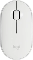 Купить Мышь беспроводная Logitech M350 Pebble, белый / Народный дискаунтер ЦЕНАЛОМ