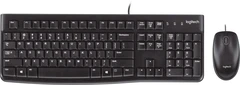 Купить Комплект проводной Logitech MK120, черный / Народный дискаунтер ЦЕНАЛОМ