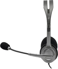 Купить Гарнитура проводная Logitech H110, серый / Народный дискаунтер ЦЕНАЛОМ