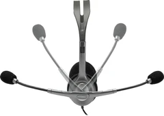 Купить Гарнитура проводная Logitech H110, серый / Народный дискаунтер ЦЕНАЛОМ