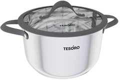 Купить Кастрюля Tesoro Tivoli, 4.4 л / Народный дискаунтер ЦЕНАЛОМ