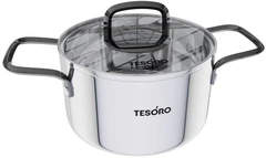 Купить Кастрюля Tesoro Asti, 2.4 л / Народный дискаунтер ЦЕНАЛОМ