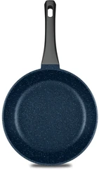 Купить Сковорода Tesoro Florence Induction Total Blue, 24 см / Народный дискаунтер ЦЕНАЛОМ