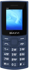 Купить Сотовый телефон Maxvi C40, cиний / Народный дискаунтер ЦЕНАЛОМ