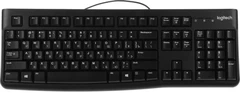 Купить Клавиатура проводная Logitech K120, черный / Народный дискаунтер ЦЕНАЛОМ