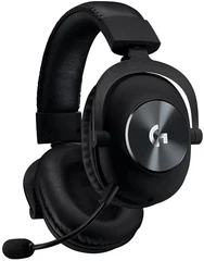 Купить Гарнитура игровая Logitech G Pro X 981-000819, черный / Народный дискаунтер ЦЕНАЛОМ