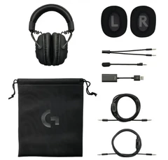 Купить Гарнитура игровая Logitech G Pro X 981-000818, черный / Народный дискаунтер ЦЕНАЛОМ