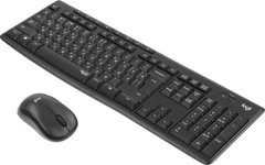 Купить Комплект беспроводной Logitech MK295 Silent Combo Graphite, черный / Народный дискаунтер ЦЕНАЛОМ