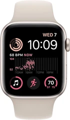 Купить Смарт-часы Apple Watch SE 44mm 2024 Starlight Aluminium Starlight Band / Народный дискаунтер ЦЕНАЛОМ
