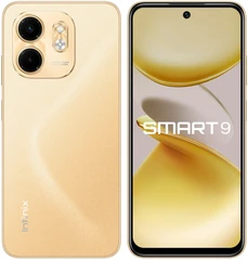 Купить Смартфон 6.7" Infinix SMART 9 4/128GB Sandstone Gold / Народный дискаунтер ЦЕНАЛОМ