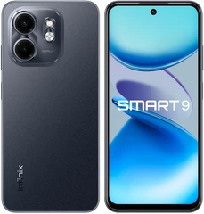 Купить Смартфон 6.7" Infinix SMART 9 4/128GB Metallic Black / Народный дискаунтер ЦЕНАЛОМ