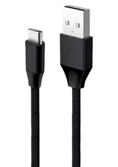 Купить Кабель Aksberry X158 USB2.0 Am - USB Type-C 1 м, черный / Народный дискаунтер ЦЕНАЛОМ