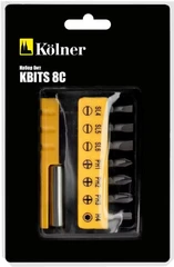 Купить Набор бит Kolner KBITS 8C, 8 предметов / Народный дискаунтер ЦЕНАЛОМ