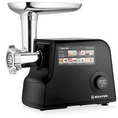 Купить Электромясорубка BRAYER BR1612, черный / Народный дискаунтер ЦЕНАЛОМ