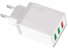 Купить Сетевое зарядное устройство Vixion Pro VH-03, белый / Народный дискаунтер ЦЕНАЛОМ