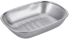 Купить Дуршлаг Regent Inox Linea PRONTO, 35х24 см / Народный дискаунтер ЦЕНАЛОМ