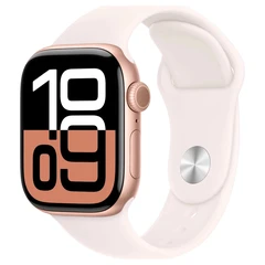 Купить Смарт-часы Apple Watch Series 10, Rose Gold/Light Blush Band / Народный дискаунтер ЦЕНАЛОМ