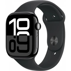 Купить Смарт-часы Apple Watch Series 10, Jet Black Aluminum/Black Band / Народный дискаунтер ЦЕНАЛОМ