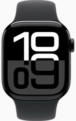 Купить Смарт-часы Apple Watch Series 10, Jet Black Aluminum/Black Band / Народный дискаунтер ЦЕНАЛОМ