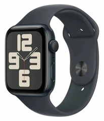 Купить Смарт-часы Apple Watch SE 2024, Midnight/Midnight Band / Народный дискаунтер ЦЕНАЛОМ