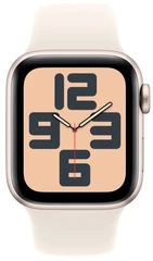 Купить Смарт-часы Apple Watch SE 2024 40 мм, Starlight /Starlight Band / Народный дискаунтер ЦЕНАЛОМ