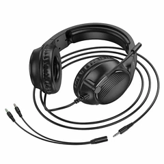 Купить Наушники игровые Borofone BO109 Bountiful, черный / Народный дискаунтер ЦЕНАЛОМ