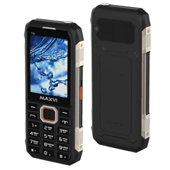 Купить Сотовый телефон Maxvi T12, чёрный / Народный дискаунтер ЦЕНАЛОМ