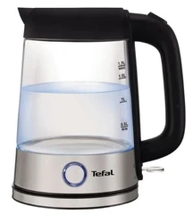 Купить Чайник Tefal Glass Kettle KI750D30, серебро / Народный дискаунтер ЦЕНАЛОМ