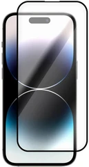 Купить Защитное стекло Full Glue Premium Krutoff для iPhone 14 Pro, черный / Народный дискаунтер ЦЕНАЛОМ