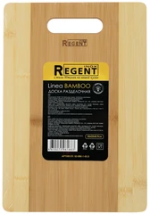 Купить Доска разделочная Regent Inox Linea Bamboo, 32х22 см / Народный дискаунтер ЦЕНАЛОМ