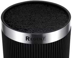 Купить Подставка для ножей Regent inox Linea Block, черный / Народный дискаунтер ЦЕНАЛОМ