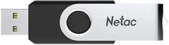 Купить USB-накопитель Netac U505 4 ГБ, USB 2.0, черный/серебристый / Народный дискаунтер ЦЕНАЛОМ