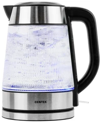 Купить Чайник CENTEK CT-0013, черный/серебристый / Народный дискаунтер ЦЕНАЛОМ