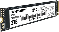 Купить SSD накопитель Patriot P320 2 ТБ, M.2 NVMe (P320P2TBM28) / Народный дискаунтер ЦЕНАЛОМ