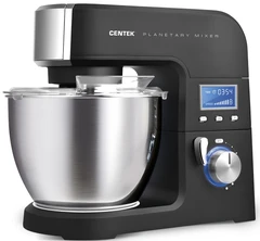 Купить Миксер планетарный CENTEK CT-1138, черный / Народный дискаунтер ЦЕНАЛОМ