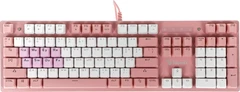 Купить Клавиатура проводная A4Tech Bloody B800 Dual Color, розовый/белый / Народный дискаунтер ЦЕНАЛОМ