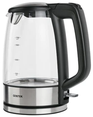 Купить Чайник CENTEK CT-0003, черный/серебристый / Народный дискаунтер ЦЕНАЛОМ