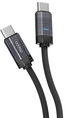 Купить Кабель Deppa Thor USB Type-C - USB Type-C, 1.2 м, черный / Народный дискаунтер ЦЕНАЛОМ