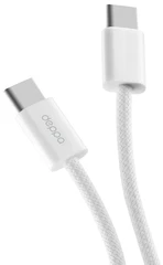 Купить Кабель Deppa Original XL USB Type-C - USB Type-C, 2 м, белый / Народный дискаунтер ЦЕНАЛОМ