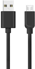Купить Кабель Aksberry X153 USB2.0 Am - MicroUSB, 1 м, черный / Народный дискаунтер ЦЕНАЛОМ