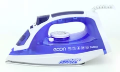 Купить Утюг ECON ECO-BI2402, синий/белый / Народный дискаунтер ЦЕНАЛОМ