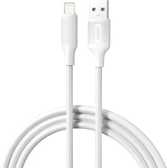 Купить Кабель Aksberry X154 USB-A 2.0 - Lightning, 1.5 м, белый / Народный дискаунтер ЦЕНАЛОМ