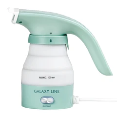 Купить Отпариватель ручной GALAXY LINE GL 6197, зеленый/белый / Народный дискаунтер ЦЕНАЛОМ